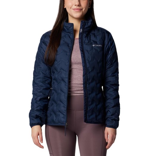 Columbia Women's Delta Ridge II Down Jacket, Collegiate Navy, Medium