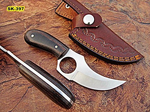 Poshland Custom Handmade Damascus Steel Knife, Bone Collector - Beautiful knife (BC-1093)