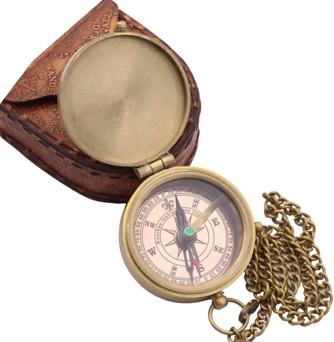 Engraved Dad to Son Compass - I Love You Gift for Son's Birthday, Graduation, or Confirmation