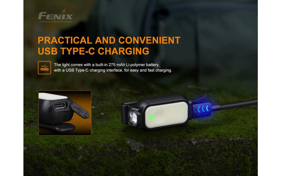 Fenix PD36R Pro Tactical Flashlight and Backup Light Kit, 2800 Lumen USB-C Rechargeable Mini-Lite Clip on Flashlight and Lumentac Organizer