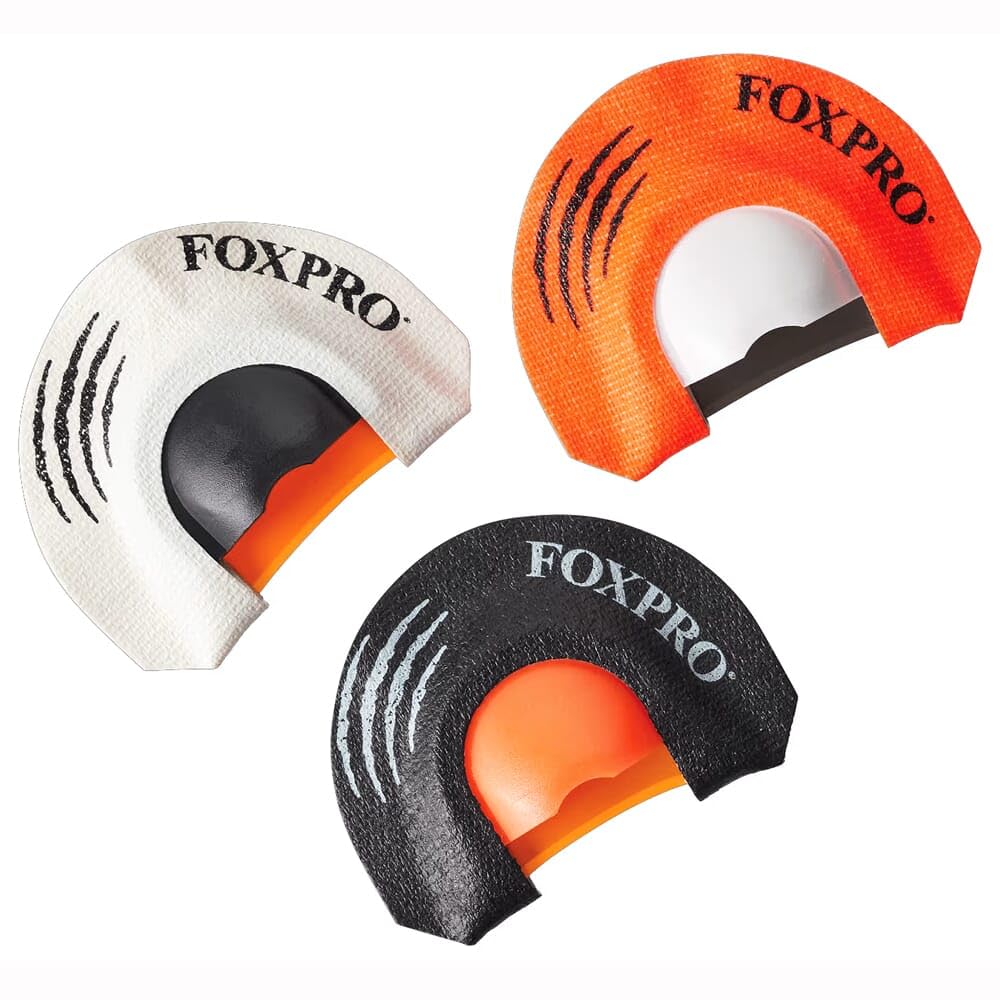 FOXPRO Howler Predator Mouth Call Combo Pack for Coyote Hunting Includes Three Domed Diaphragm Mouth Calls