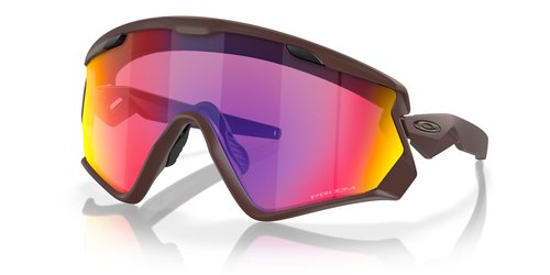 Oakley Men's Oo9418 Wind Jacket 2.0 Rectangular Sunglasses, Matte Grenache/Prizm Road, 45 mm