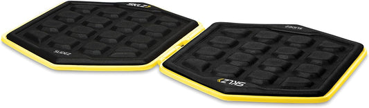SKLZ Dual-Sided Exercise Glider Discs for Core Stability - Hands & Feet, Yellow