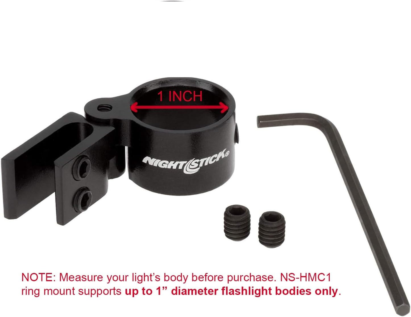 Multi-Angle Helmet Mount for Nightstick NS-HMC1 - Durable & Adjustable