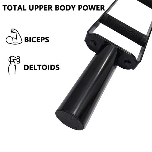 Olympic Tricep Bar Home Gym Weightlifting for Strength Training with Rubber Grips，for Deadlifts, Squats, Shrugs