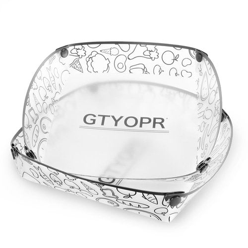 GTYOPR Collapsible Bowl Set of 12 Pieces, Portable Food Grade Camping Plates Tableware, Plastic Folding Bowls For Outdoor Family Travel Picnic(6.8 * 6.8 * 1.5in)