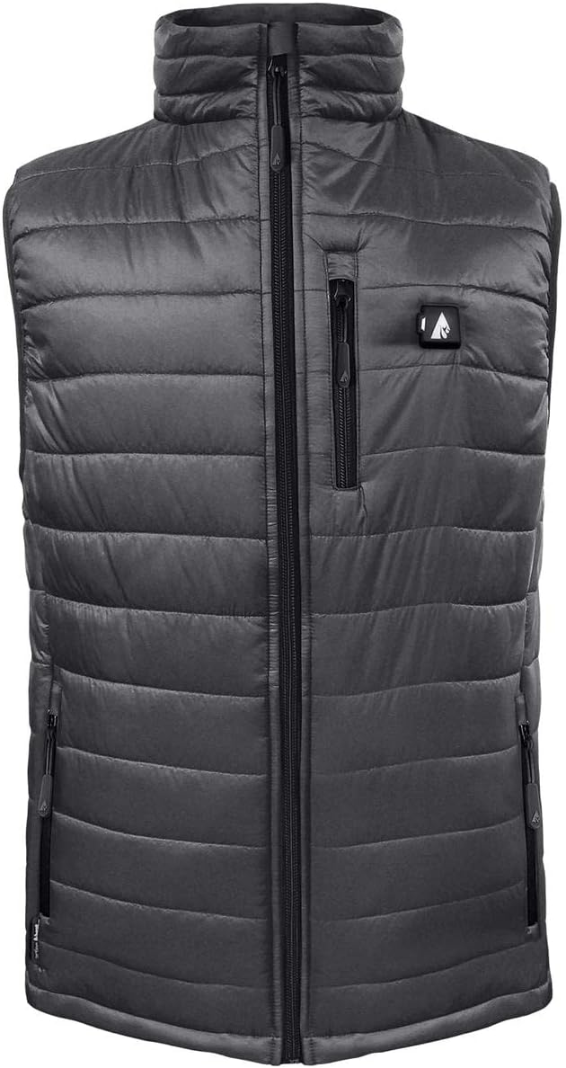 ActionHeat 5V Battery Heated Insulated Puffer Vest for Men – Heat Clothing, Tri-Zone Heating System Winter Outdoor