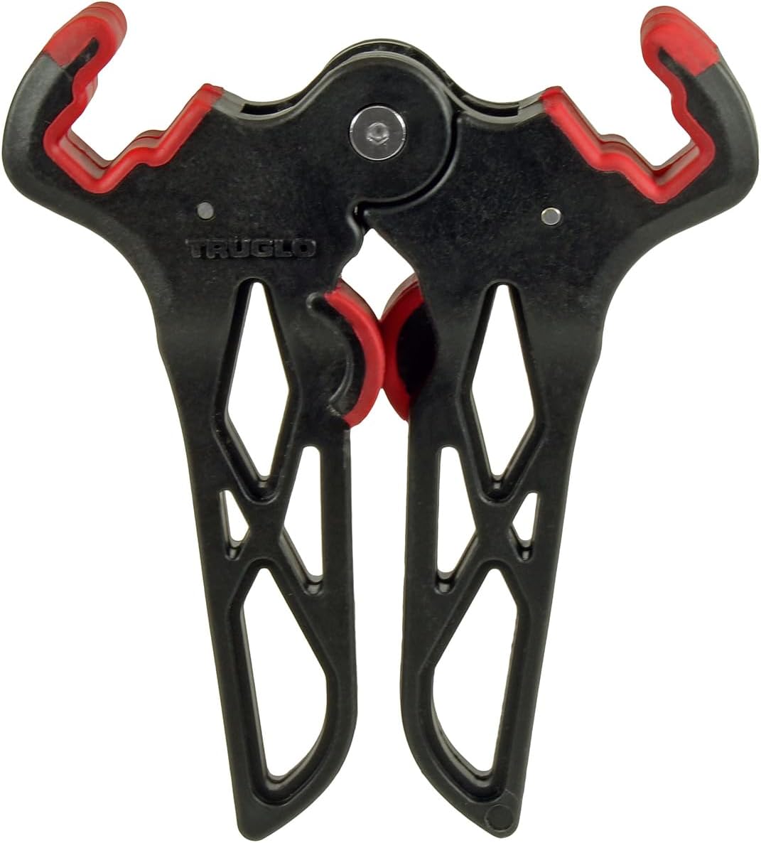 TRUGLO Bow Jack Lightweight Durable Portable Folding Bow Stand for Bowhunting w/Integrated Finger Tabs & Overmolded Rubber Grips