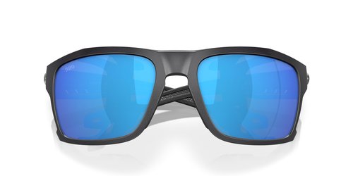 Costa Man Sunglasses Black Pearl Frame, Blue Mirror Lenses, 60MM