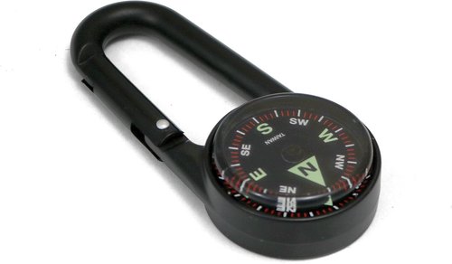 Coghlan's 1985 Carabiner Compass & Ball-Type Pin-On Compass