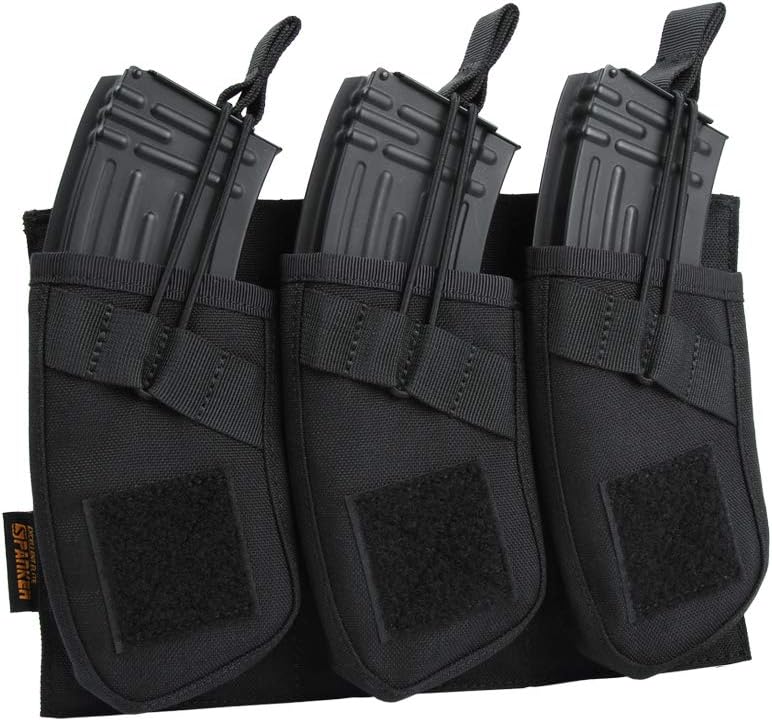 EXCELLENT ELITE SPANKER Single/Double/Triple Open Top Molle Mag Pouch AK Magazine Pouch for AK47 AK74 AR-15 Pmags Magazine