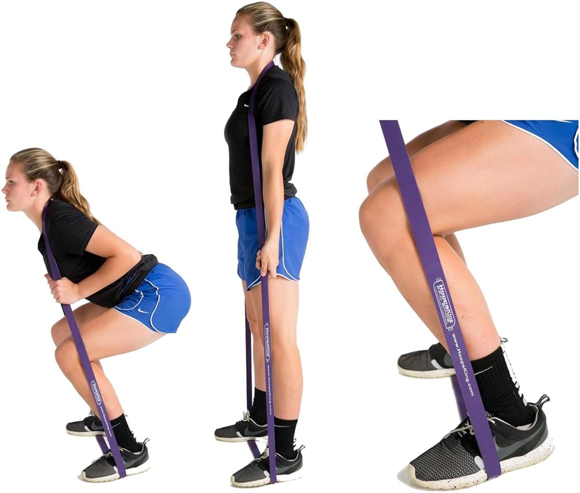 P.R.O. Bands for Basketball Resistance Bands Training (SINGLE Band - 4 Levels to Choose From | Perfect For Improving Dribble Explosiveness, Vertical Jump, Lateral Quickness, Stretching, Strength Train