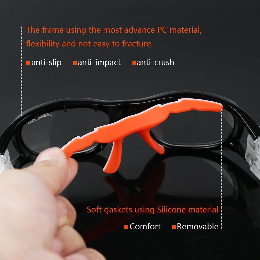PELLOR Sports Goggles Eyewear Safety Protective Glasses for Soccer Basketball Motorcycle Outdoor Sports