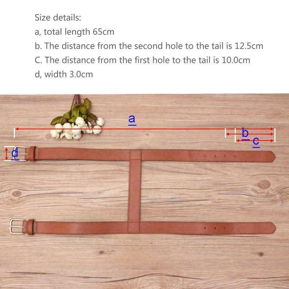 Amosfun Travel Blanket Carrier Strap Adjustable Leather Carry Strap for Wool Blankets Travel Rug Outdoor Camping Picnic Necessary