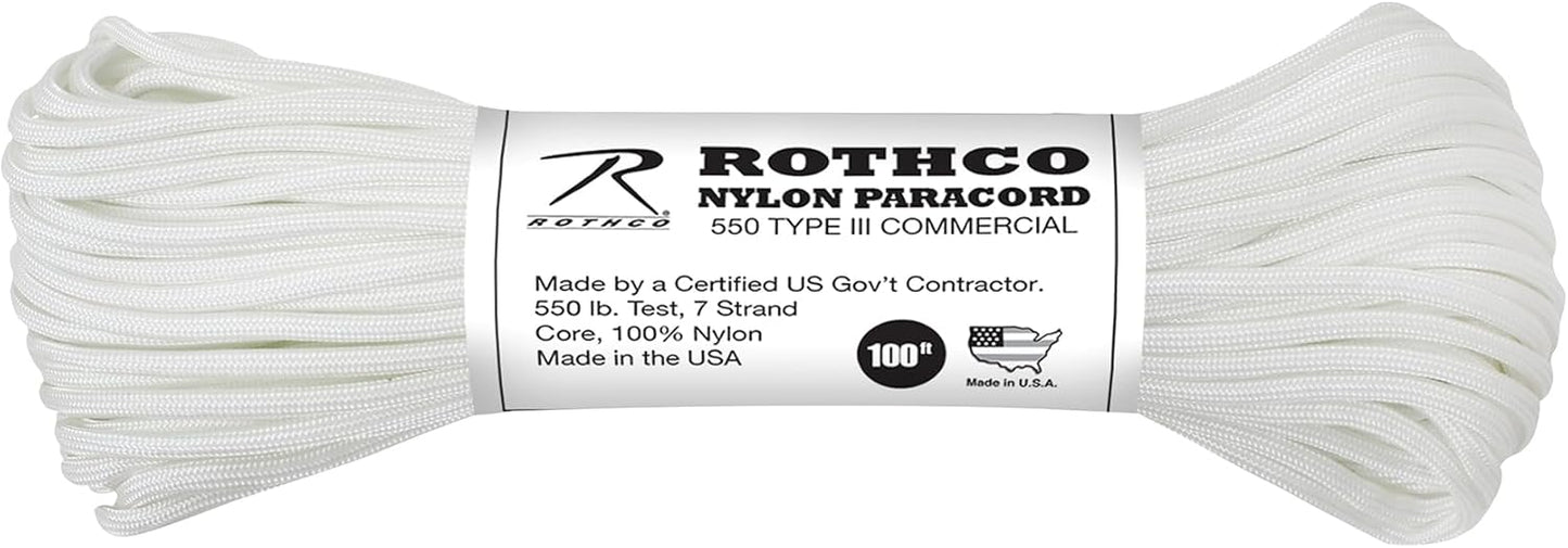 Rothco 193 Cord 550LB Nylon 100 FT/Coyote Brown