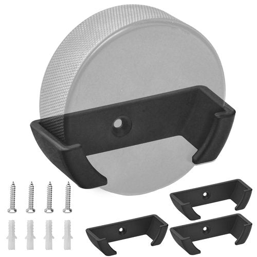 ZHIXING Hockey Puck Wall Mount Display (4 Pack) Hockey Puck Wall Rack Holder Brackets for Collectible Pucks & Game Winning Pucks, Wall-Mountable, Holder for all Hockey Pucks