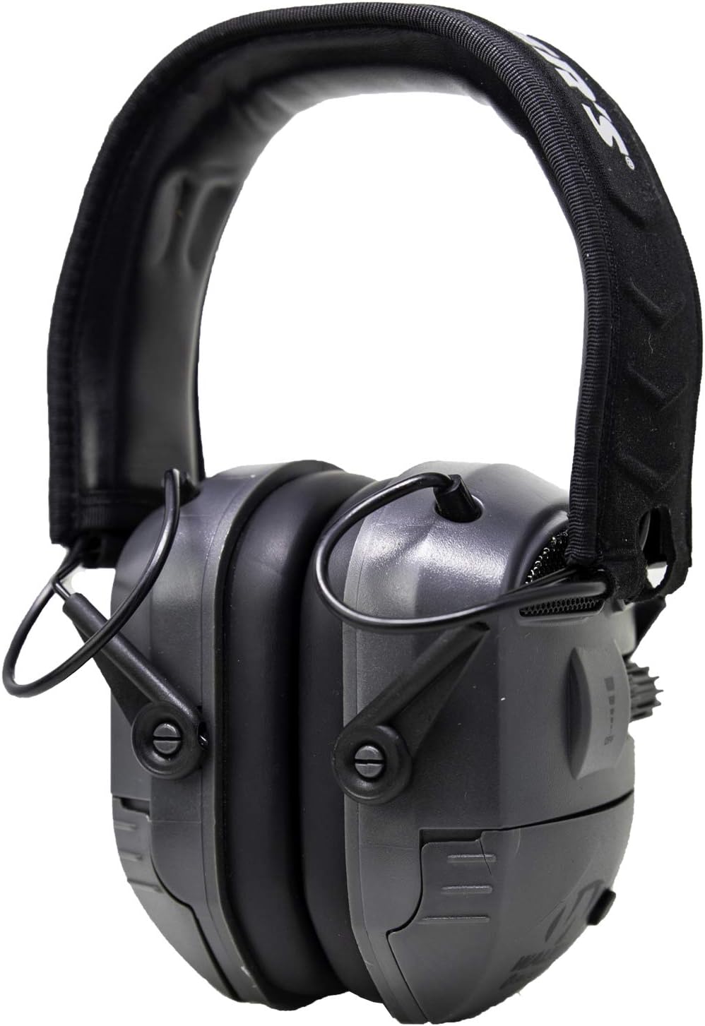 Walker's Ultimate Quad Connect Electronic Earmuffs with Bluetooth (NRR 27dB), Black/Gray, One Size