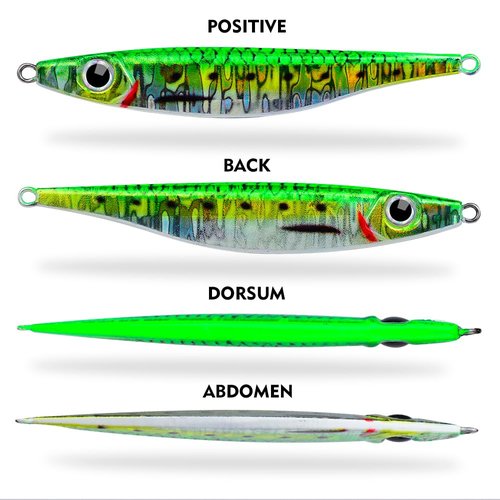 Sunlure Saltwater Fishing Jigs - Jig Fishing Vertical Jig Speed Slow Pitch Jigging Spoon Hard Bass Fishing Lure - Blade Baits Lures with Assist Hook Paillette Artificial Fishing Lures 5pcs/Set 1.4oz