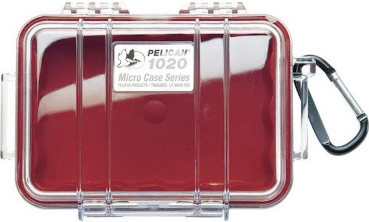 Pelican 1020 Micro Case (Black/Clear)