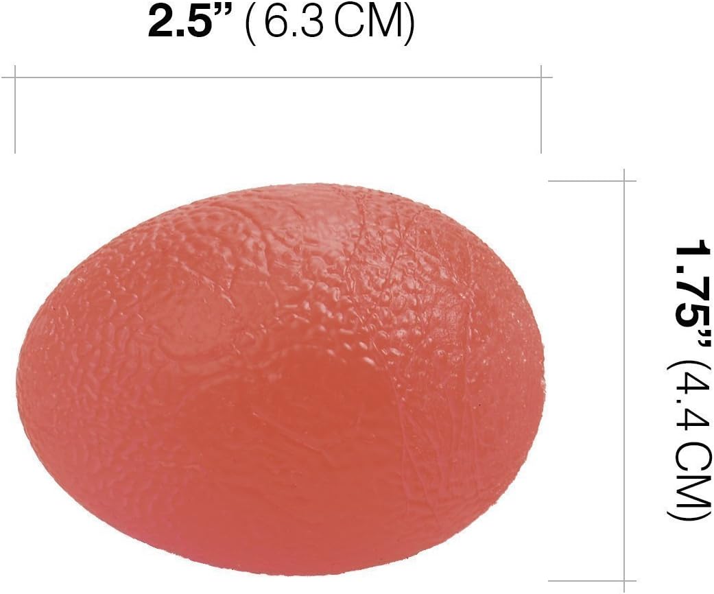 The Friendly Swede Stress Balls for Adults - 3 Squeeze Balls for Hand Therapy, Stress Relief & Strength; 3 Resistance Levels