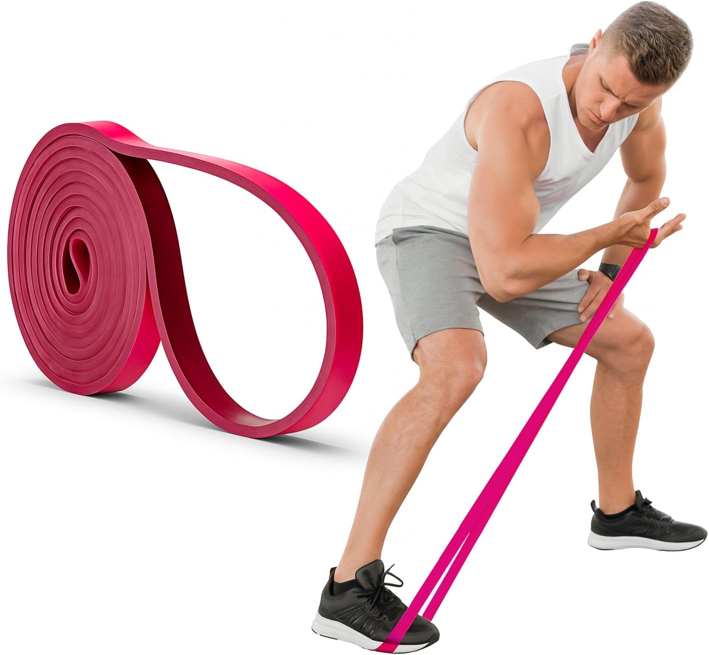 Pro Resistance Band for Core Stability & Flexibility - EliteFTS Portable & Joint-Friendly