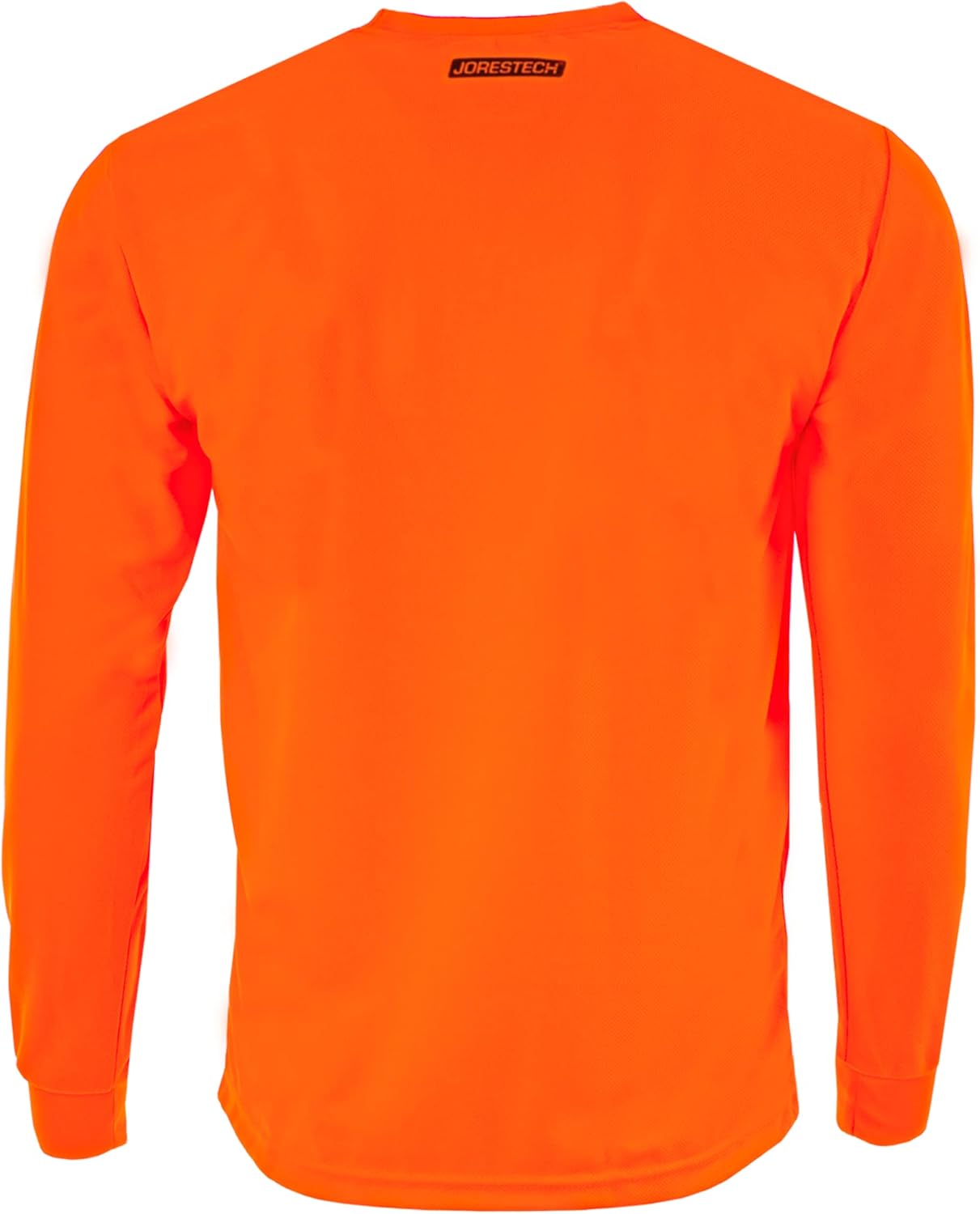 JORESTECH Safety Bright Visibility Long Sleeve Work T Shirt with Chest Pocket, Moisture Wicking Fabric