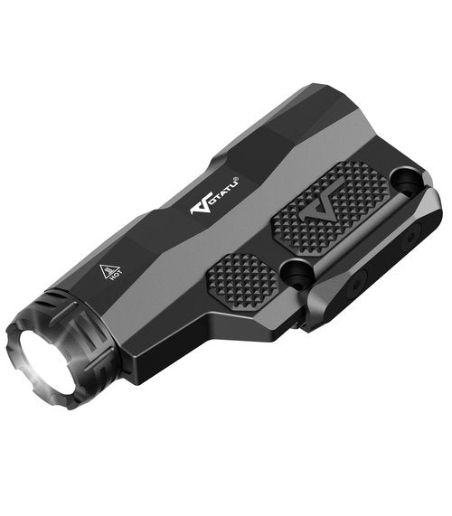 VOTATU ML50 Picatinny/Mlok Flashlight for Rifle, Max 2400 Lumens Weapon Light with Pressure Pad Switch, Rechargeable Flashlight and Tactical Strobe High/Low Mode