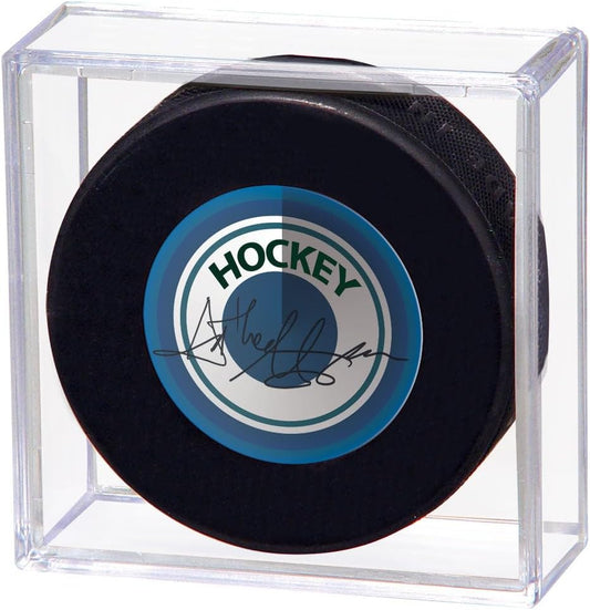 Ultra Pro - Hockey Square Puck Holder - Great for Displaying Your Sports Memorabilia Hockey Puck, Signed Puck, or Protecting Against Wear and Tear