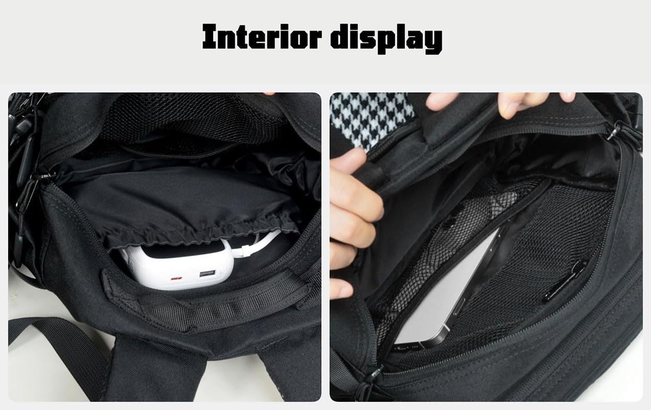 9L Mini Backpack for Men and Women, Small Backpack for Gym Hiking Travel Sports Running (Black)