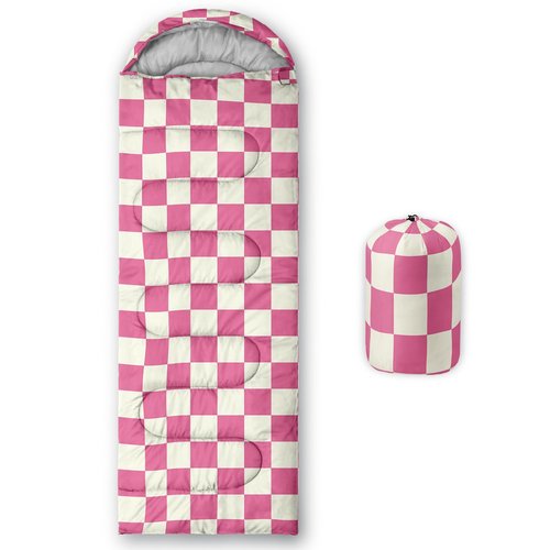 Sleeping Bags for Adults and Kids Backpacking Camping Sleeping Bags for Girls and Boys Lightweight Waterproof Cold/Warm Sleeping Bag for All Season