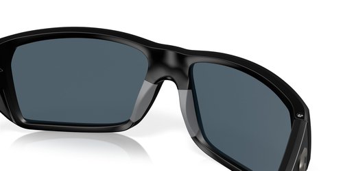 Costa Man Sunglasses Matte Black Frame, Gray Lenses, 60MM