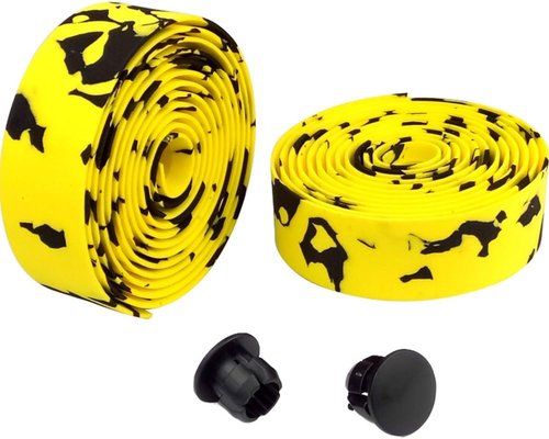 Creation Core Gel Road Bike Fixed Gear Single Speed Bike Handlebar Tape Bike Bar Tape with 2 Bar Plugs