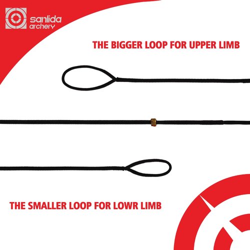 sanlida Archery 2pcs Bow String Replacement for Recurve Bow, Standard/Universal Dacron BCY B55 Bowstring Replacement, AMO Length 48"/54"/62"/66"/68"/70",12 Strands (70inch)