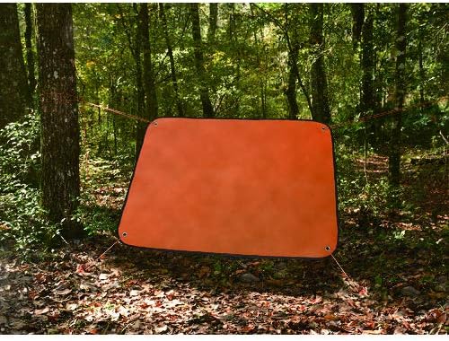 UST 20-PGR0010-08 Survival Blanket/Tarp 2.0 with Windproof and Waterproof Material for Emergency, Camping, Hiking and Outdoors, Orange