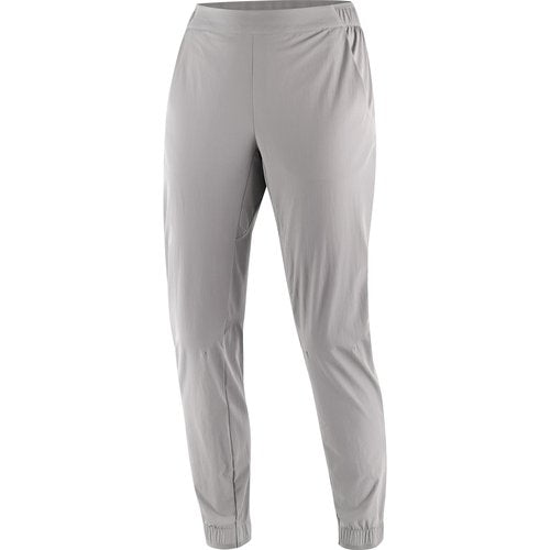 Salomon Women's Wayfarer Ease Outdoor Pants, Frost Gray, XL