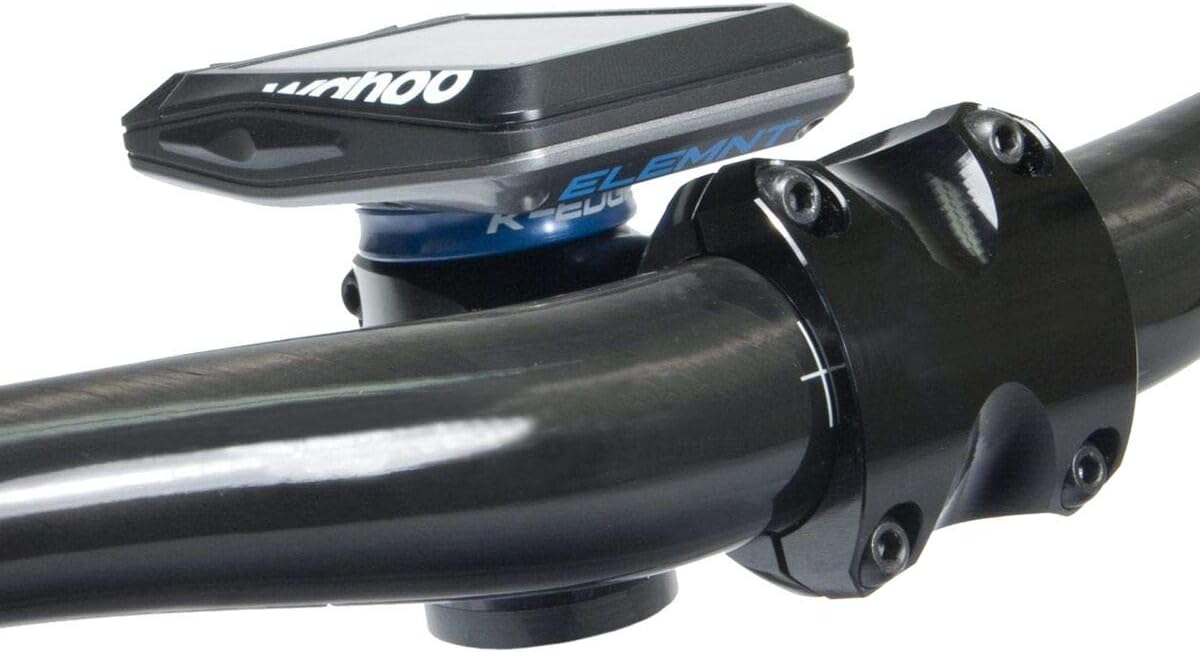 K-Edge | Gravity Top Cap Bicycle Computer Mount | Wahoo | Black