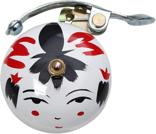 Crane Handpainted Bike Bell, Suzu Bicycle Bell, Made in Japan for City Bikes, Cruisers, Road Bikes or MTB, Fits Handlebar diameters 22.2 to 26.0mm