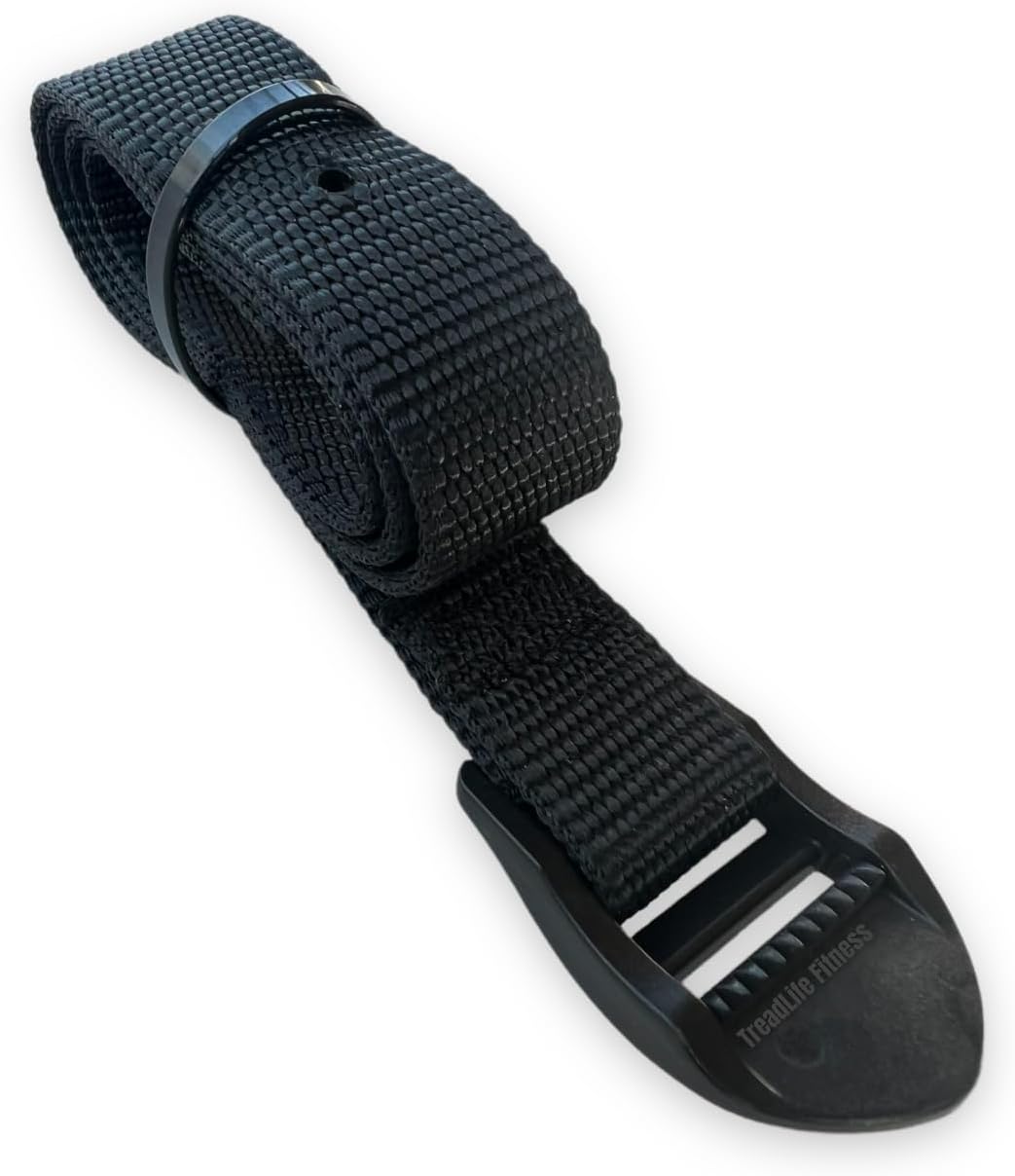 TreadLife Fitness Rowing Machine Replacement Foot Straps for Concept 2 Rower | 1 or 2 Pack