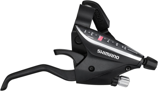Shimano ST-EF65 Shift/Brake Set (Black, 3x7 Speed)