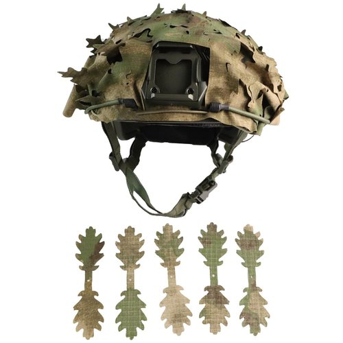 Tactical Helmet Cover Breathable Mesh Camo Camouflage Helmet Cover Great for Tactical Military Gear Combat Fast Helmet (FG)