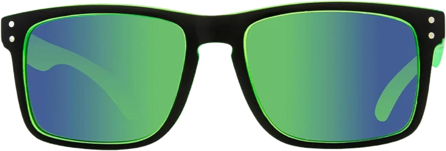 CARVE Goblin Sunglasses – Bold Rectangular Shades, 100% UV Protection, Lightweight & Comfortable, The Ultimate Everyday Vibe