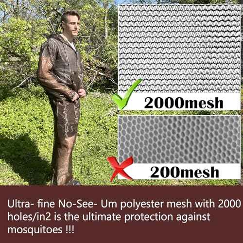 Aventik Mosquito Jacket Mosquito Pants Mosquito Suit No-See-Um Mesh, Super Light, Keep Safe Cool, UV Protection
