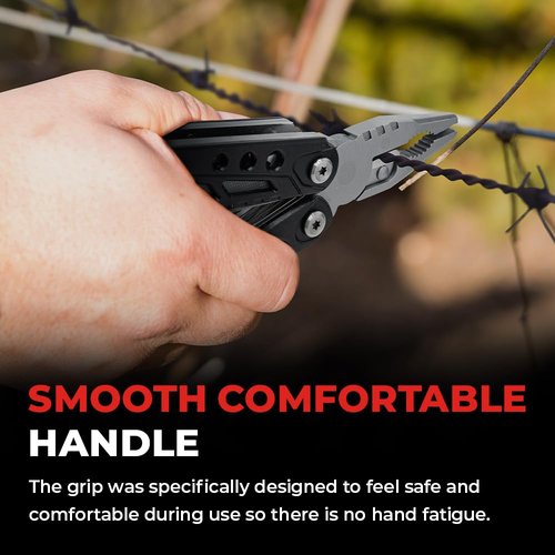 Magpie Axe Multitool, 18 in 1 Essential Heavy-Duty Multipurpose Tool, Camping Accessories Survival Gear, Birthday Gift for Him Men Husband Son