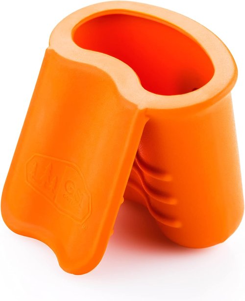 GSI Outdoors MicroGripper - Heat-Resistant Non-Slip Magnetic Silicone Pot Gripper for Indoors & Outdoors - Orange, 2” inch