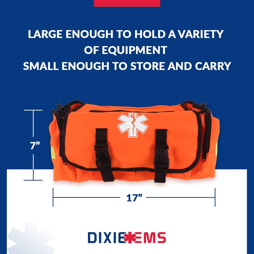 Dixigear First Responder On Call Trauma Bag W/Reflectors - Red