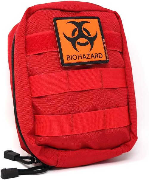 Biohazard PVC Tactical Morale Patch | Funny and Practical! Great for Tactical Diaper Bags!