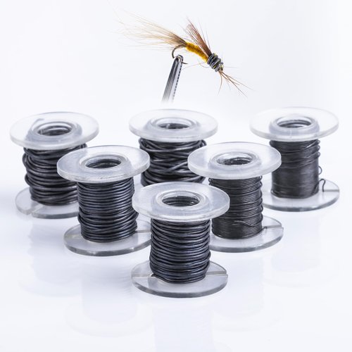 Goture Fly Tying Lead Wire,0.02”/0.03”/0.04" Fly Tying Wire Fly Tying Materials Soft Lead Wire Weight Thread Streamer Weight Line Fly Tying Equipment