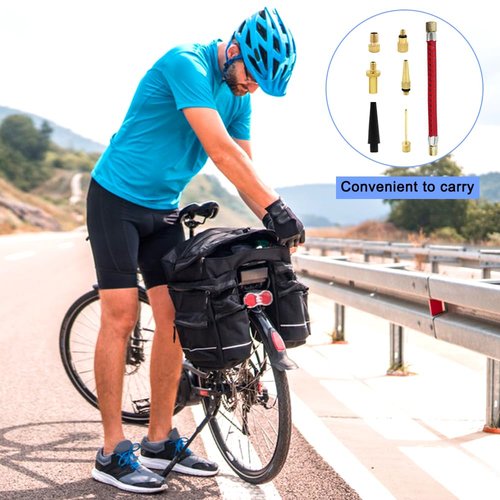DaKuan 26-Piece Brass Bike Valve Adapter Kit | Heavy-Duty Presta to Schrader Converter with Air Hose Nozzles | Universal for Bicycle Pumps, Motorcycles, Air Mattresses & Sports Balls