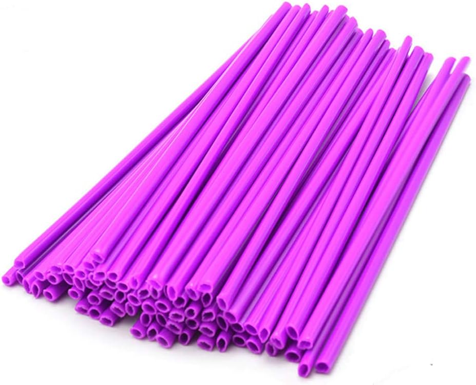 72Pcs Universal Spoke Skins Cover - Ovelur Wheel Spoke Wraps Skins Pipe Trim Decoration Protector For Motorcycle Dirt Bike Yamaha Harley Suzuki(Pink)