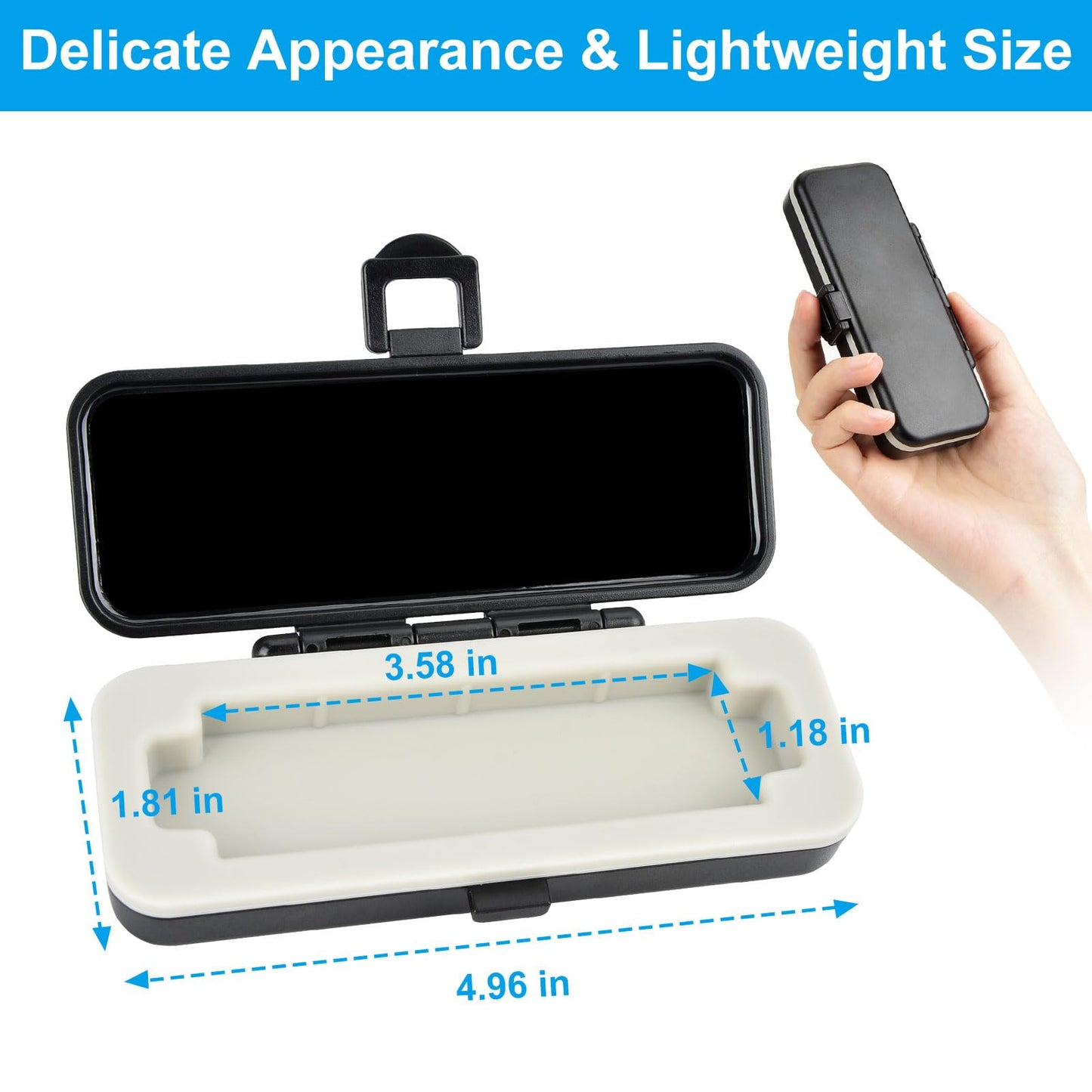 iGuerburn Hard Case Only for KardiaMobile 6L / 6L Max, KardiaMobile 6-Lead Personal EKG Case, Safe to Carry & Provides Tough Protection